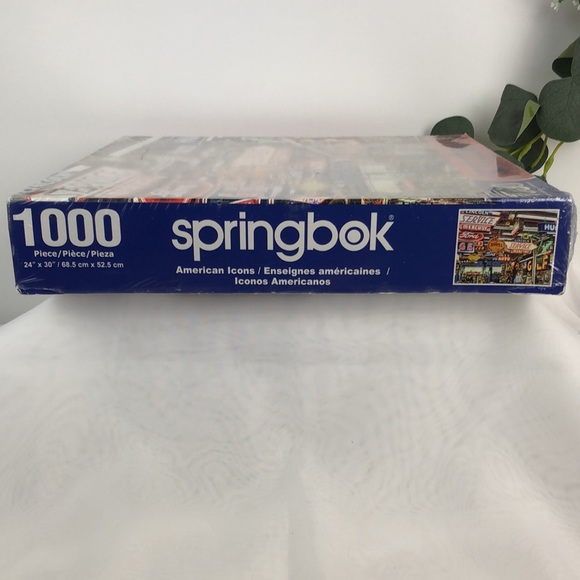 Springbok Puzzle American Icons Auto Oil Gas Signs Factory Sealed Iconic - Picture 5 of 9